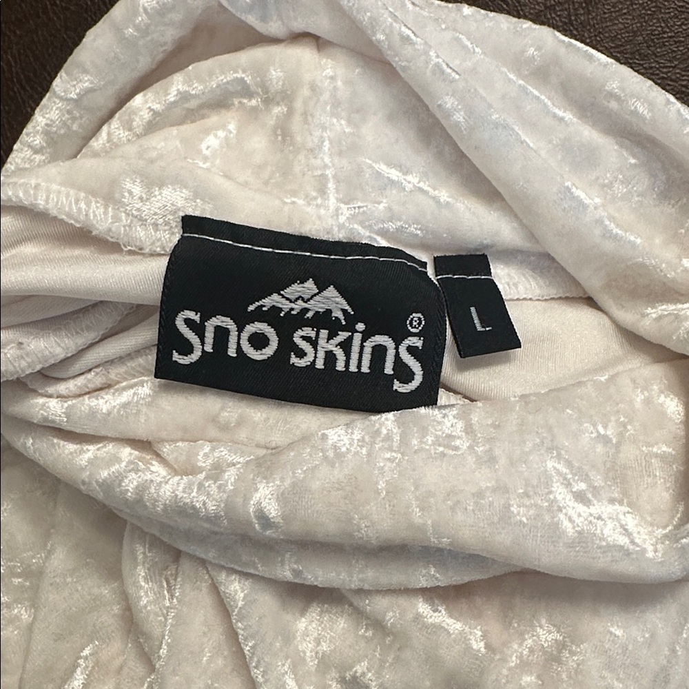 SnoSkins Crushed Velvet Long Sleeve Turtleneck - Picture 3 of 7